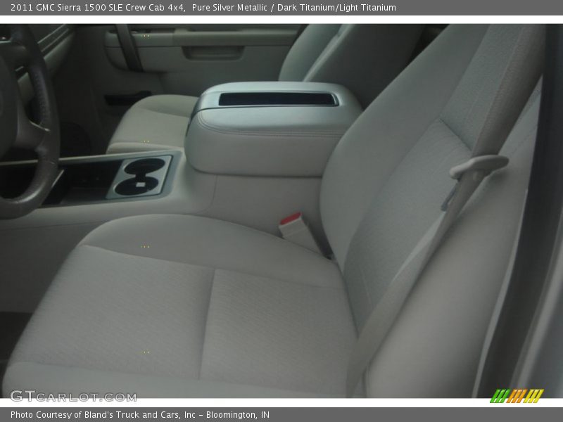 Pure Silver Metallic / Dark Titanium/Light Titanium 2011 GMC Sierra 1500 SLE Crew Cab 4x4