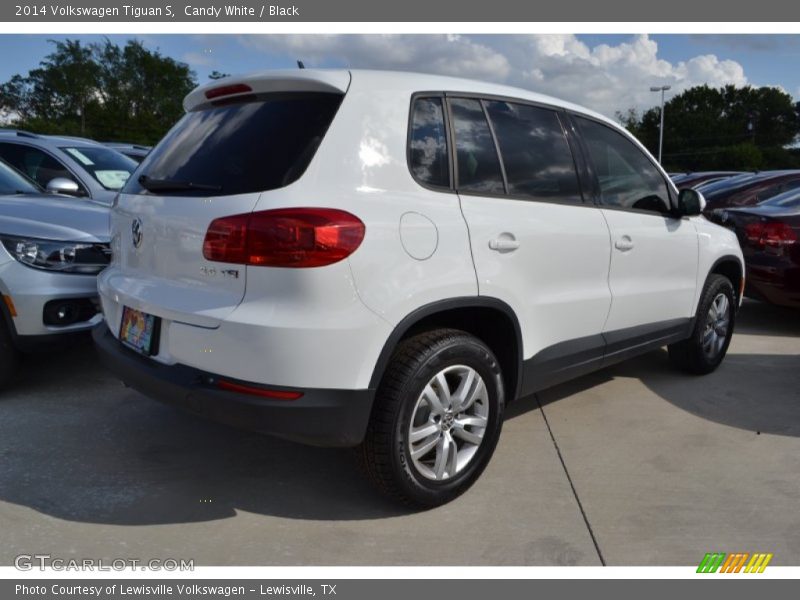 Candy White / Black 2014 Volkswagen Tiguan S