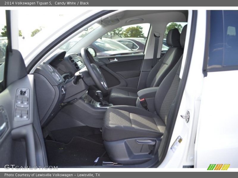 Candy White / Black 2014 Volkswagen Tiguan S