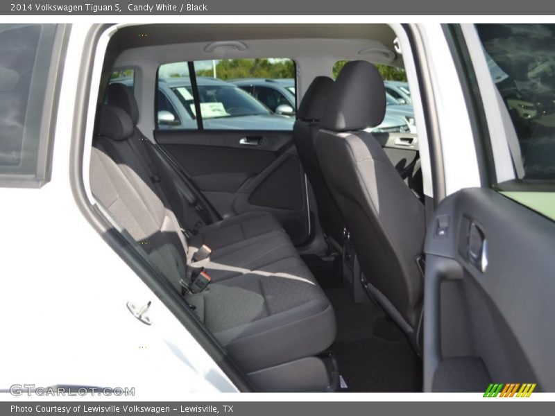 Candy White / Black 2014 Volkswagen Tiguan S