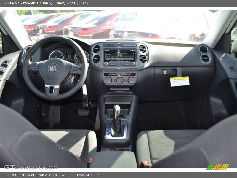 Candy White / Black 2014 Volkswagen Tiguan S