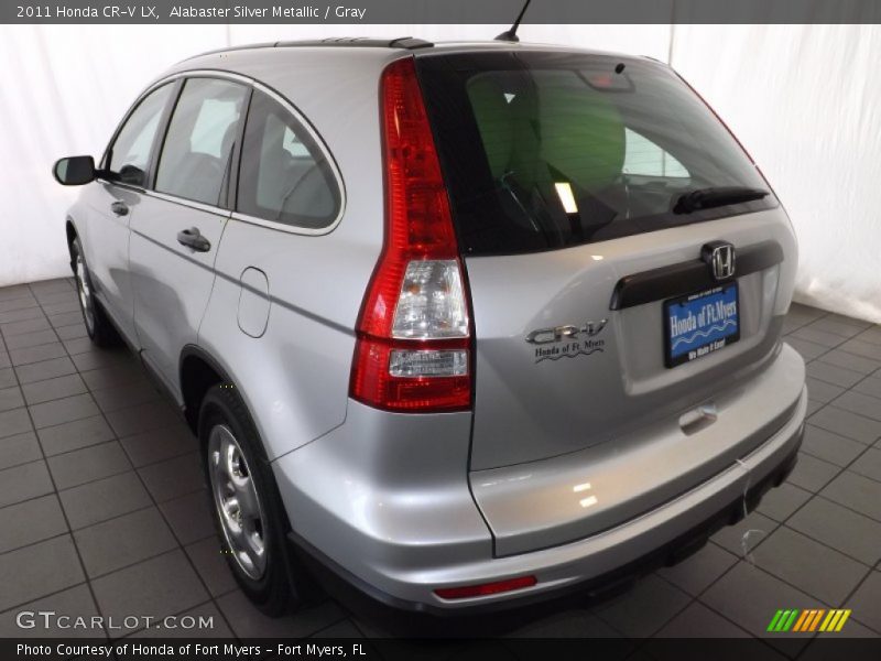 Alabaster Silver Metallic / Gray 2011 Honda CR-V LX