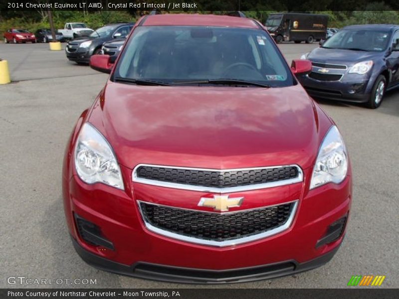 Crystal Red Tintcoat / Jet Black 2014 Chevrolet Equinox LT AWD