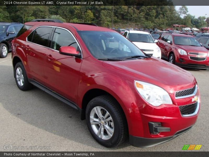 Crystal Red Tintcoat / Jet Black 2014 Chevrolet Equinox LT AWD