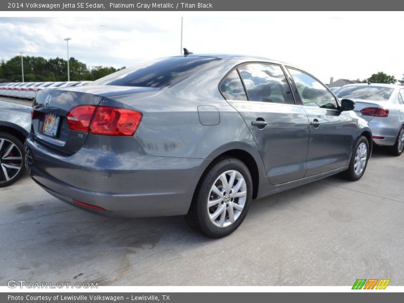 Platinum Gray Metallic / Titan Black 2014 Volkswagen Jetta SE Sedan