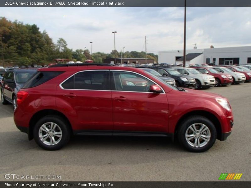 Crystal Red Tintcoat / Jet Black 2014 Chevrolet Equinox LT AWD