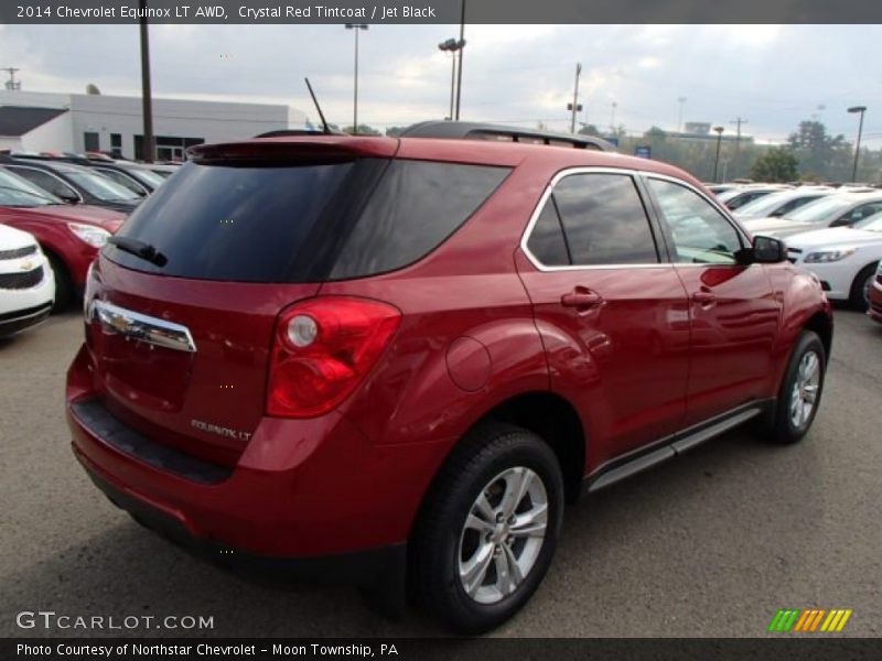 Crystal Red Tintcoat / Jet Black 2014 Chevrolet Equinox LT AWD