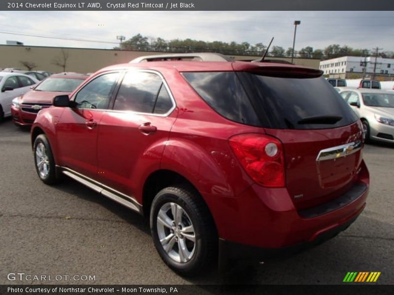 Crystal Red Tintcoat / Jet Black 2014 Chevrolet Equinox LT AWD