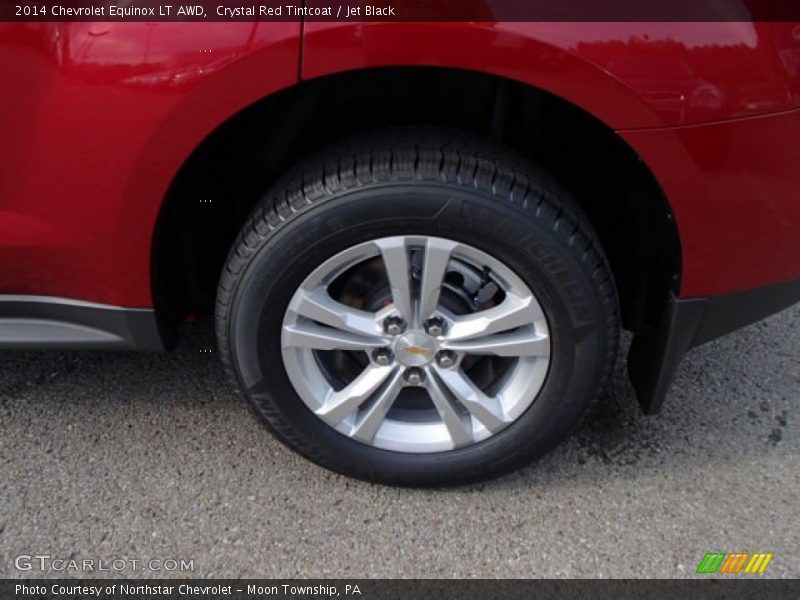 Crystal Red Tintcoat / Jet Black 2014 Chevrolet Equinox LT AWD