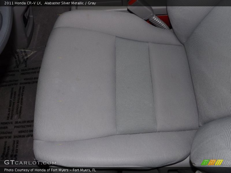 Alabaster Silver Metallic / Gray 2011 Honda CR-V LX
