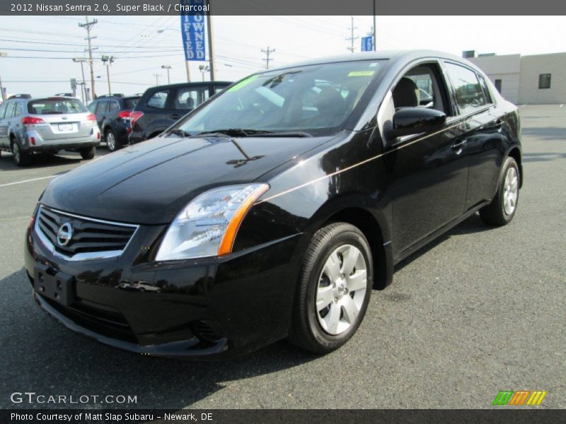 Super Black / Charcoal 2012 Nissan Sentra 2.0