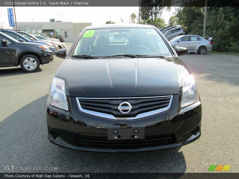 Super Black / Charcoal 2012 Nissan Sentra 2.0