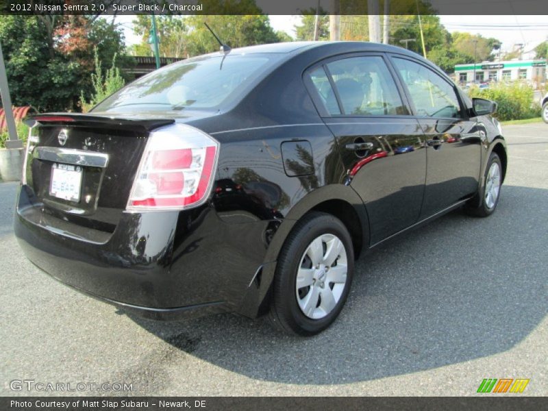 Super Black / Charcoal 2012 Nissan Sentra 2.0