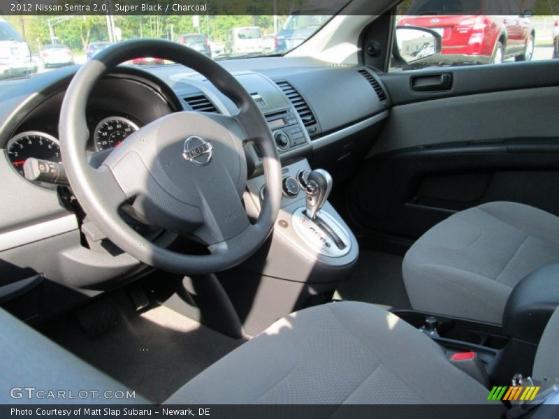 Super Black / Charcoal 2012 Nissan Sentra 2.0