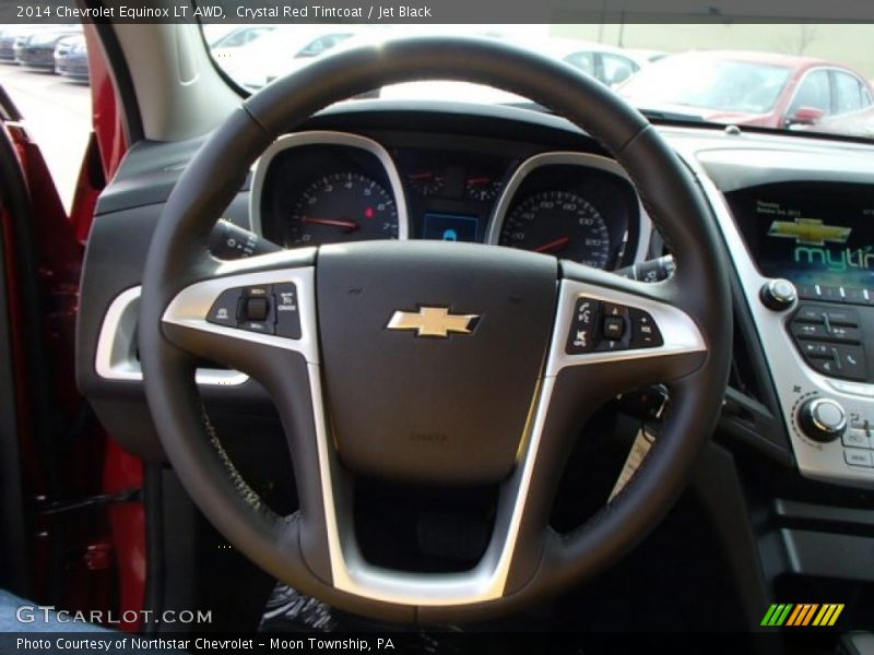 Crystal Red Tintcoat / Jet Black 2014 Chevrolet Equinox LT AWD
