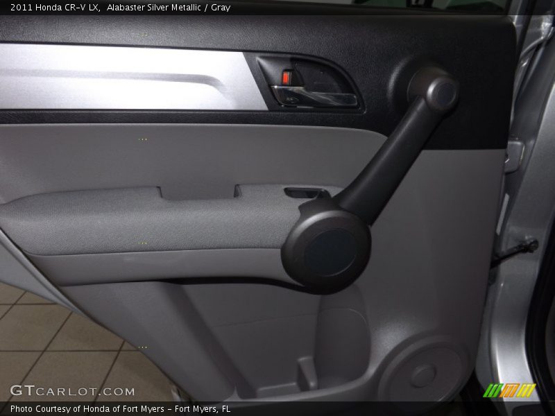 Alabaster Silver Metallic / Gray 2011 Honda CR-V LX