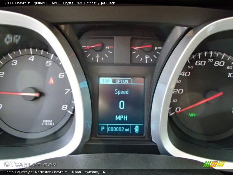 Crystal Red Tintcoat / Jet Black 2014 Chevrolet Equinox LT AWD