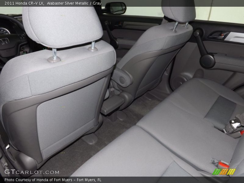 Alabaster Silver Metallic / Gray 2011 Honda CR-V LX