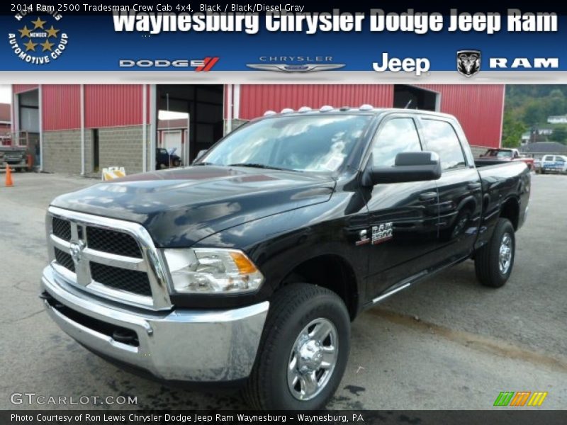 Black / Black/Diesel Gray 2014 Ram 2500 Tradesman Crew Cab 4x4