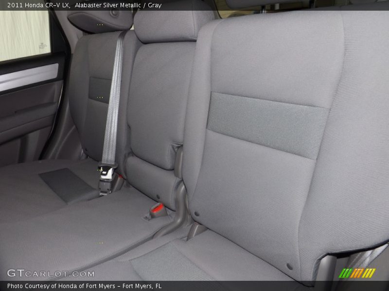 Alabaster Silver Metallic / Gray 2011 Honda CR-V LX