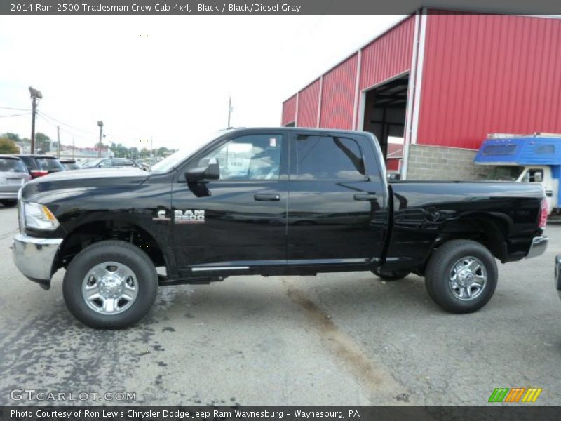 Black / Black/Diesel Gray 2014 Ram 2500 Tradesman Crew Cab 4x4