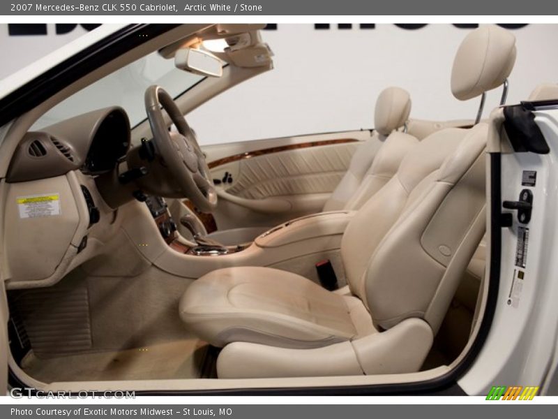  2007 CLK 550 Cabriolet Stone Interior