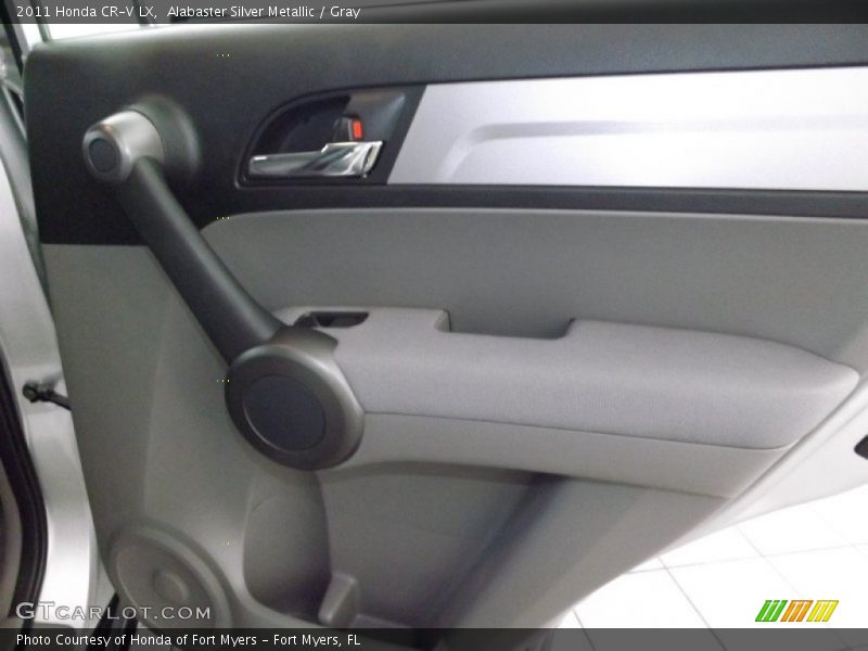 Alabaster Silver Metallic / Gray 2011 Honda CR-V LX