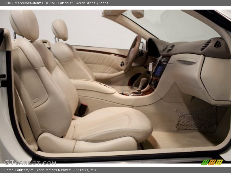 Front Seat of 2007 CLK 550 Cabriolet