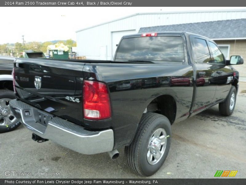 Black / Black/Diesel Gray 2014 Ram 2500 Tradesman Crew Cab 4x4