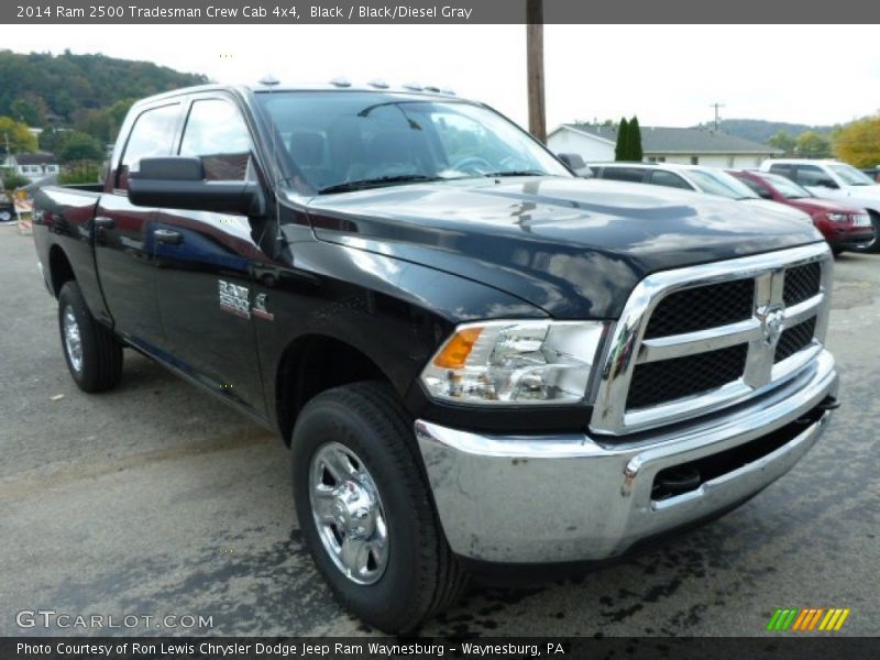 Black / Black/Diesel Gray 2014 Ram 2500 Tradesman Crew Cab 4x4