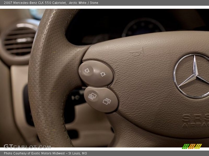 Controls of 2007 CLK 550 Cabriolet