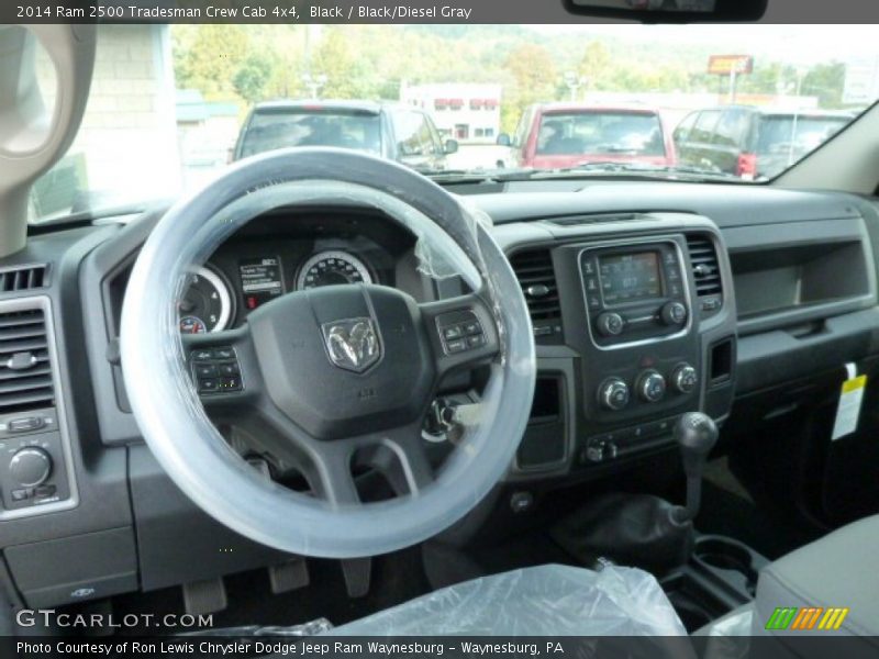 Black / Black/Diesel Gray 2014 Ram 2500 Tradesman Crew Cab 4x4