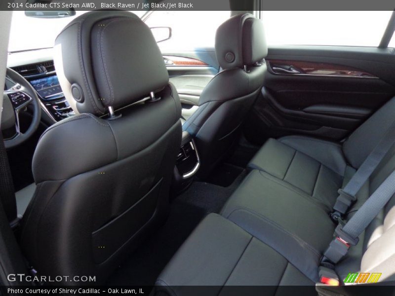 Rear Seat of 2014 CTS Sedan AWD