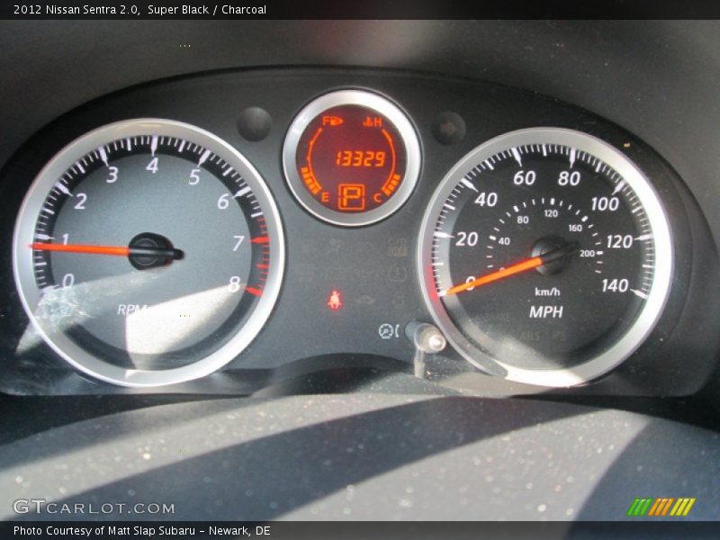 Super Black / Charcoal 2012 Nissan Sentra 2.0