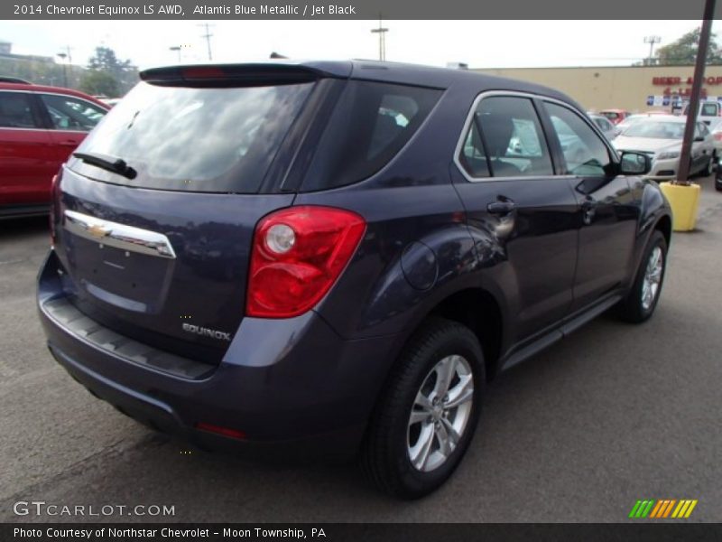 Atlantis Blue Metallic / Jet Black 2014 Chevrolet Equinox LS AWD