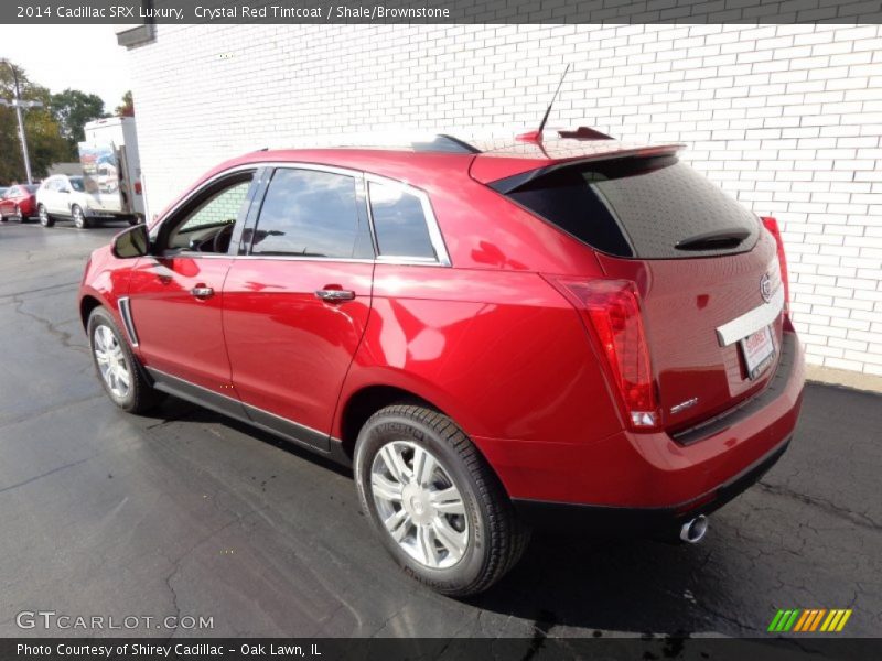Crystal Red Tintcoat / Shale/Brownstone 2014 Cadillac SRX Luxury