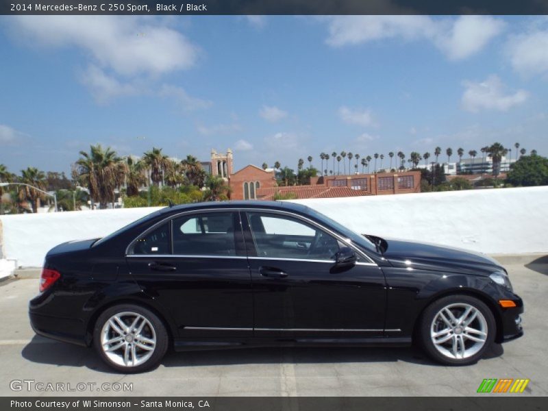 Black / Black 2014 Mercedes-Benz C 250 Sport