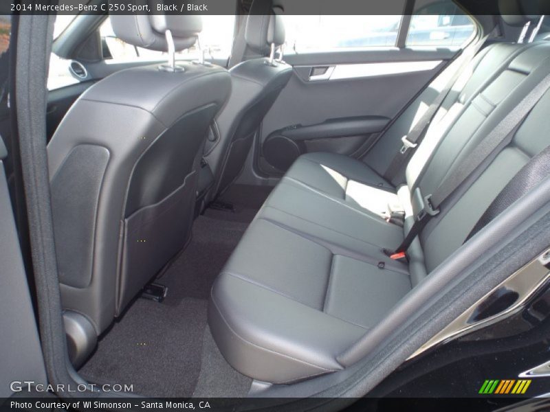 Black / Black 2014 Mercedes-Benz C 250 Sport