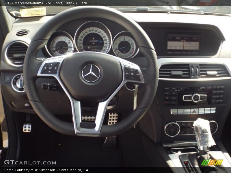 Black / Black 2014 Mercedes-Benz C 250 Sport