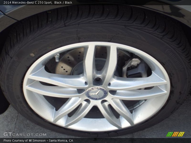 Black / Black 2014 Mercedes-Benz C 250 Sport