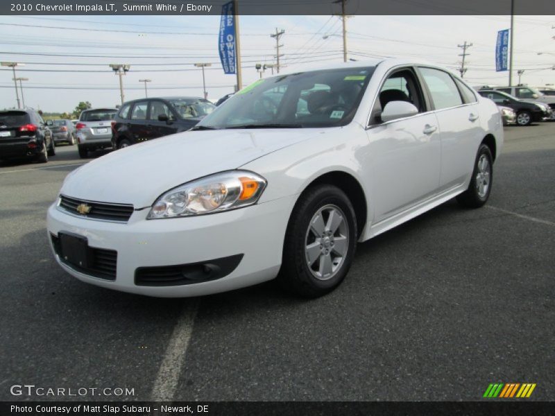 Summit White / Ebony 2010 Chevrolet Impala LT
