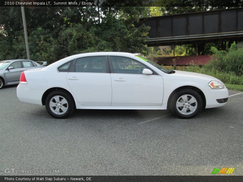 Summit White / Ebony 2010 Chevrolet Impala LT
