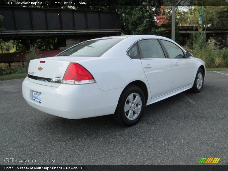 Summit White / Ebony 2010 Chevrolet Impala LT