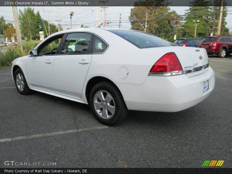 Summit White / Ebony 2010 Chevrolet Impala LT