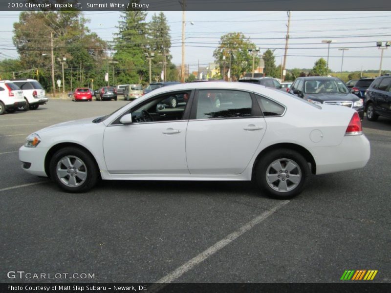Summit White / Ebony 2010 Chevrolet Impala LT