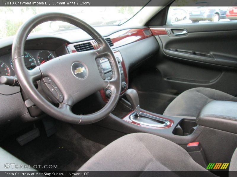 Summit White / Ebony 2010 Chevrolet Impala LT