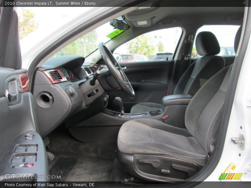 Summit White / Ebony 2010 Chevrolet Impala LT