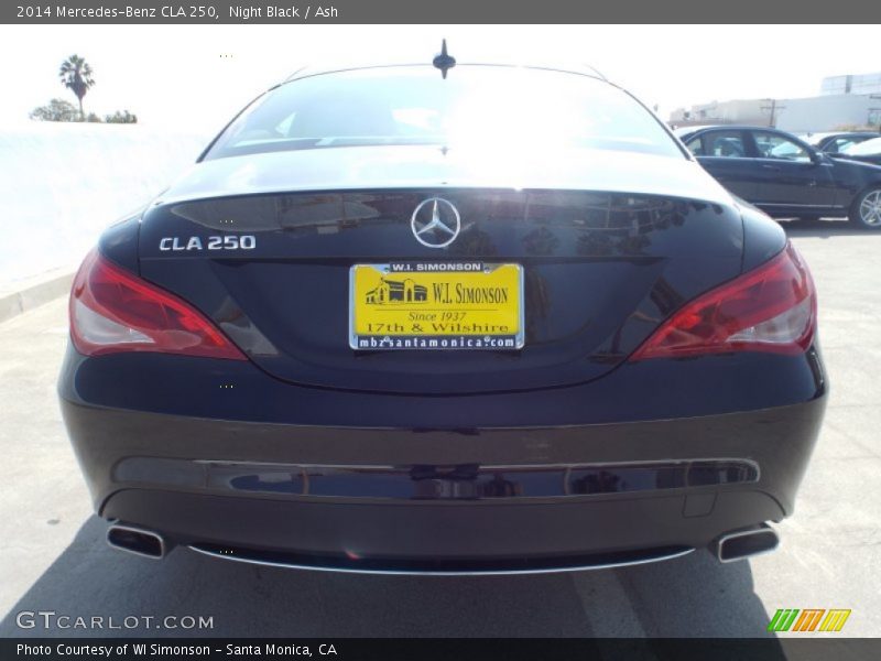 Night Black / Ash 2014 Mercedes-Benz CLA 250