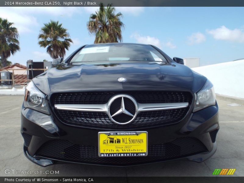 Night Black / Black 2014 Mercedes-Benz CLA 250