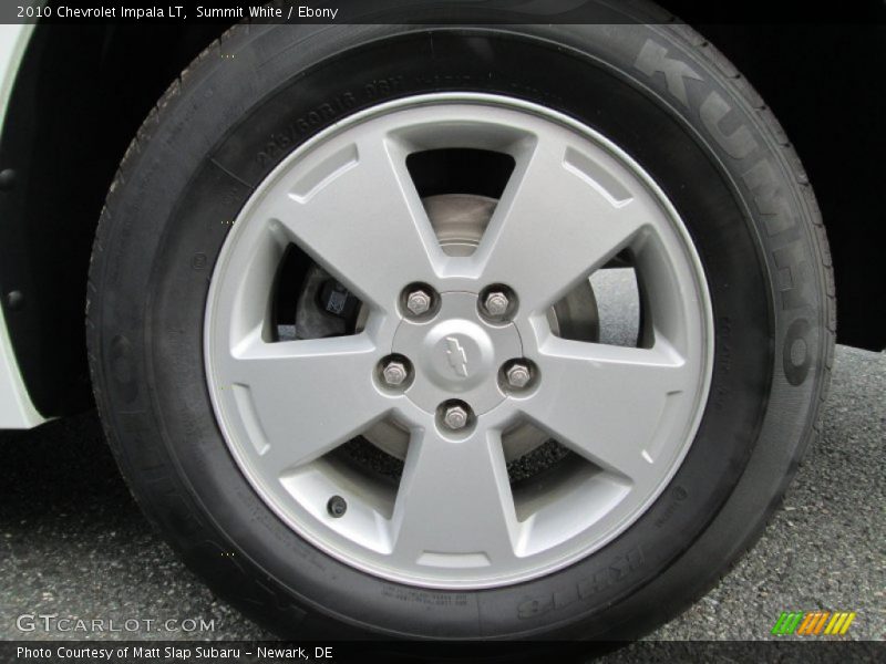 Summit White / Ebony 2010 Chevrolet Impala LT